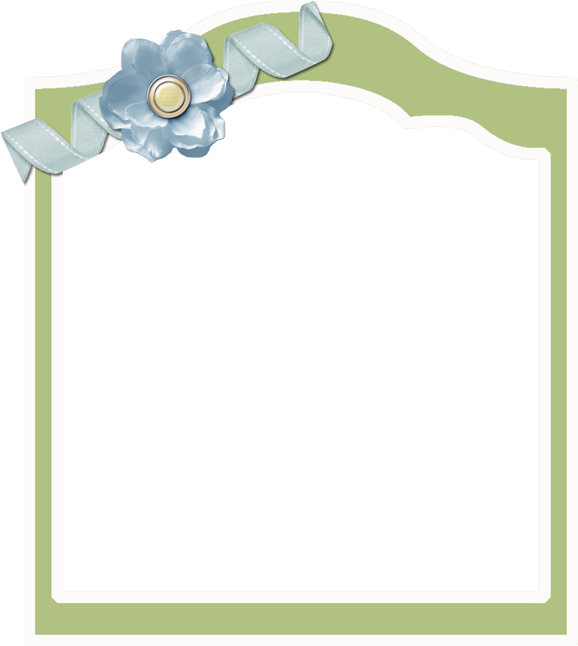 Flower Clipart Download - Cadre Vert Rouge Png (1244x1395)