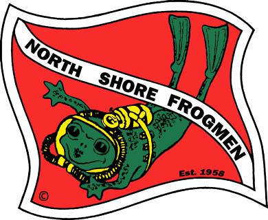 North Shore Frogmen Logo - Frogman (390x320)