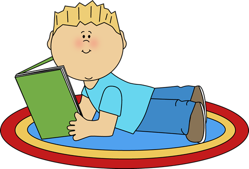 Reading Clipart - Things Can Be Done Only By Human Being (500x340)