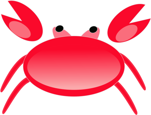 Crab Clip Art - Crab Clipart No Background (800x566)