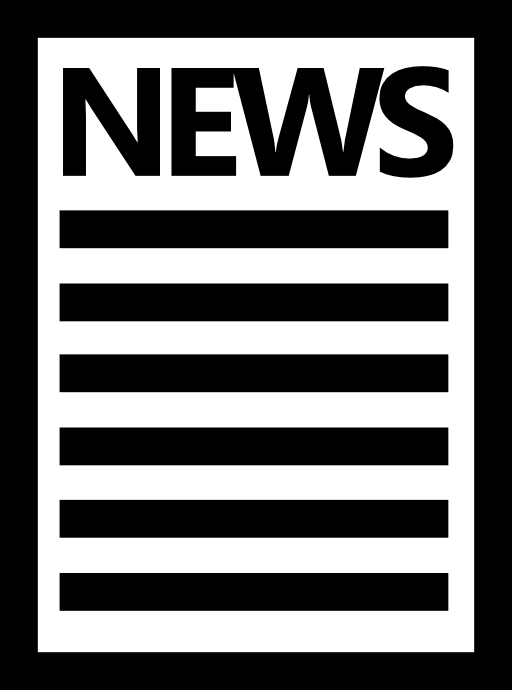 Simple Newspaper Clipart - Newspaper Clip Art (512x690)