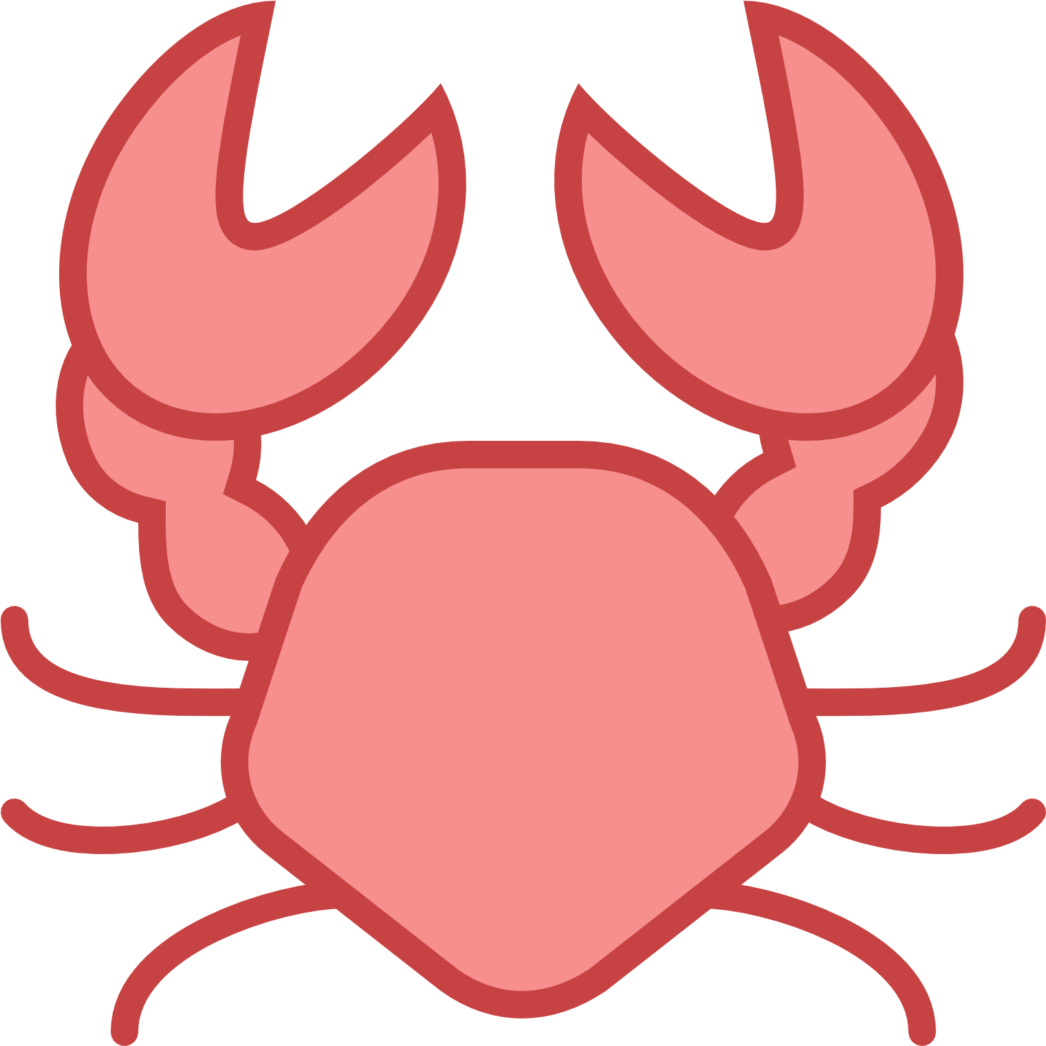 Image - Crab Icon (1600x1600)