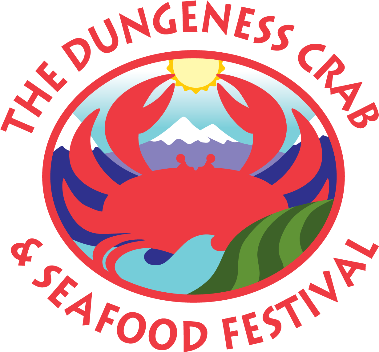 Crabfest Logo Full Color - Dungeness Crab & Seafood Festival (1283x1193)