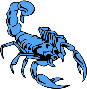 Vector Scorpion Tattoos Png Images - Blue And Orange Scorpion (400x394)