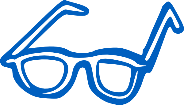 Sunglasses Clipart Blue - Sunglasses Clip Art (600x343)
