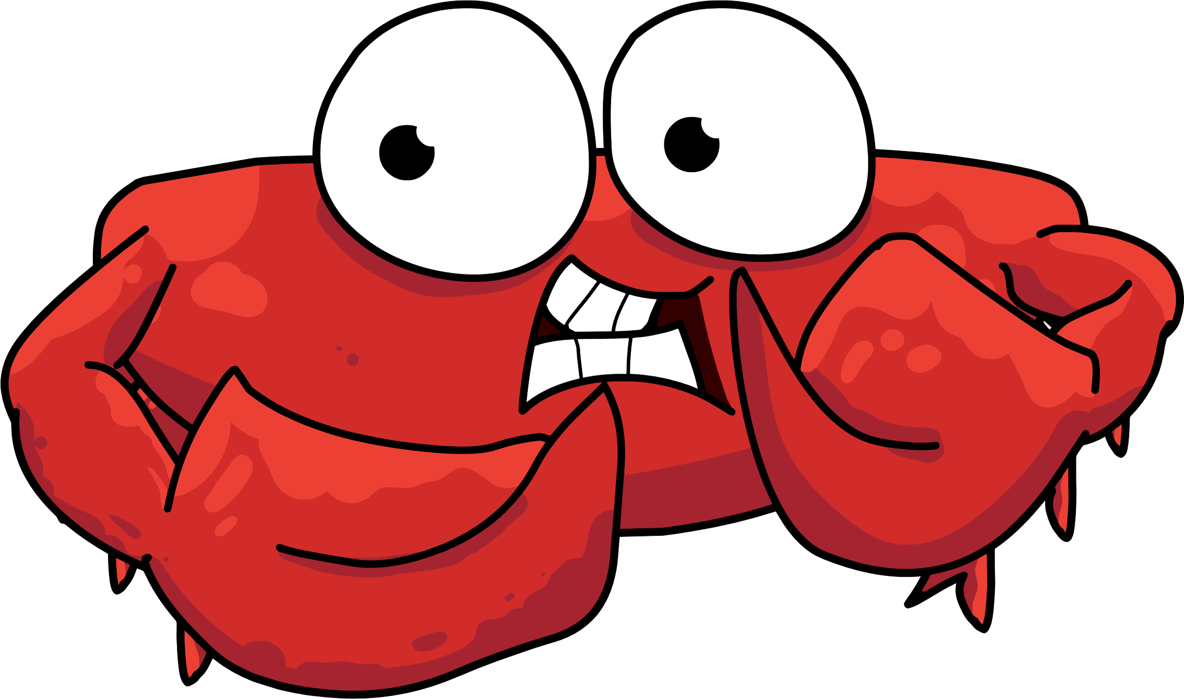 Cartoon Crab - Cartoon Crab (2335x1380)