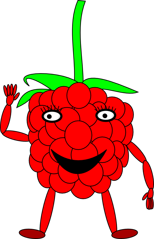 Raspberry Clipart I2clipart Royalty Free Public Domain - Raspberry With A Face (512x797)
