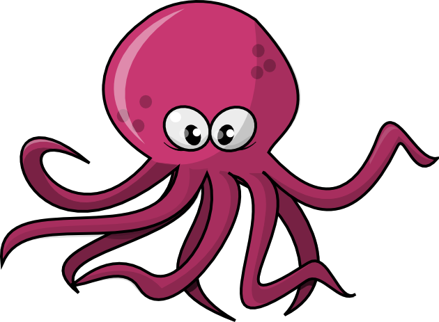 Free To Use Public Domain Octopus Clip Art - Octopus Clipart Png (630x463)