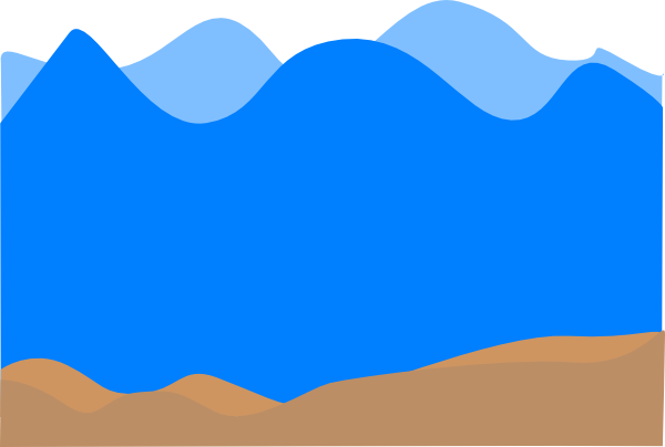 Ocean Clip Art - Cartoon Bottom Of The Ocean (600x404)