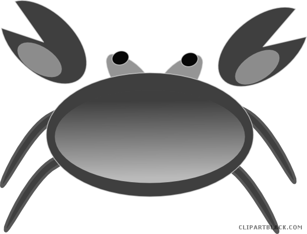 Amazing Crab Animal Free Black White Clipart Images - Zodiac Sign Most Likely To Be Vegan (600x456)