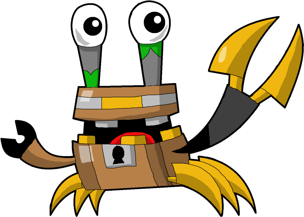 Treasure Crab By Darktidalwave - January 23 (1051x759)
