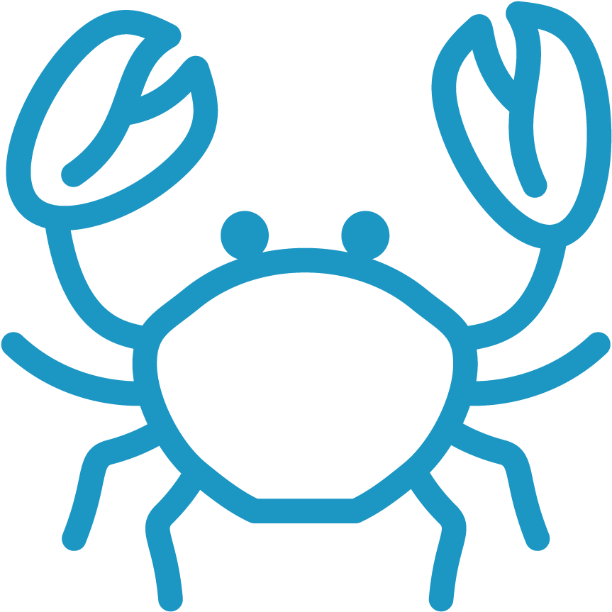 Crustaceans - Cancer (1250x1250)