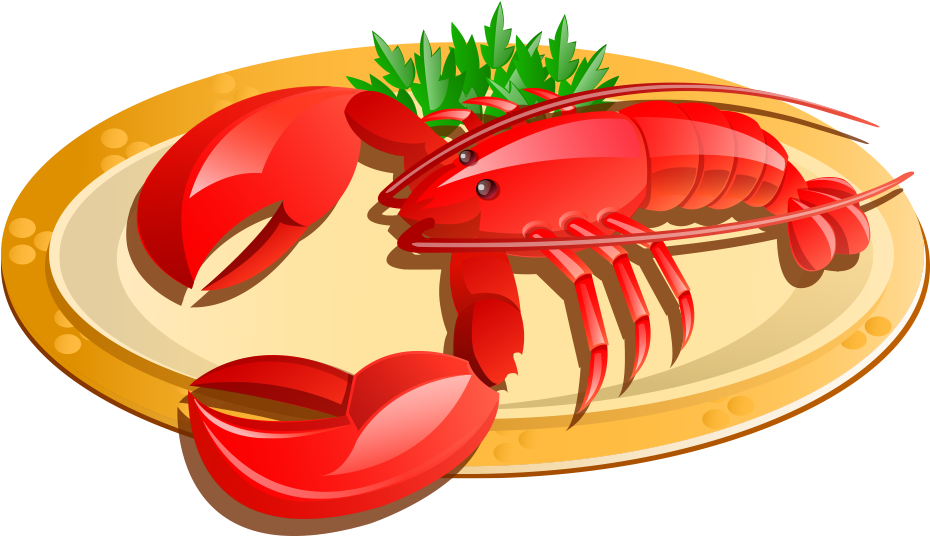Lobster Crab Seafood Clip Art - American Plate: A Culinary History In 100 Bites (1000x799)