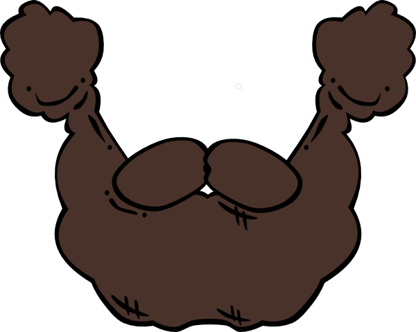 Beard Clip Art - Clipart Barbe (600x479)