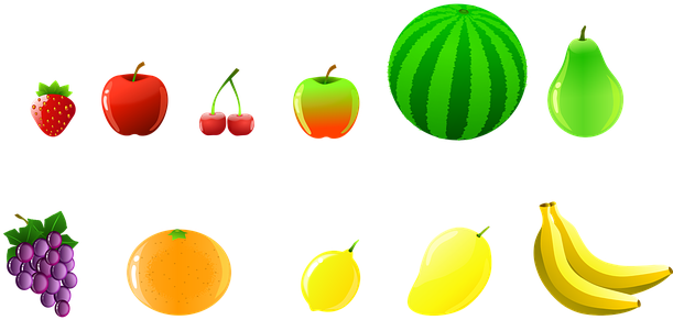 Fruits Strawberry Apple Green Apple Waterm - Kegiatan Pagi Hari Kelas 1 Sd (635x340)