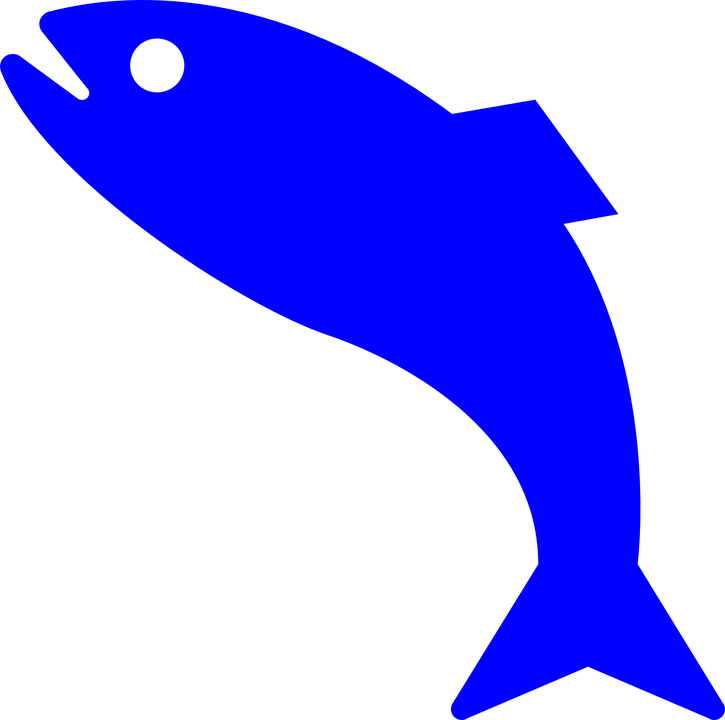 Blue Fish Clip Art - Fish Blue Clip Art (725x720)