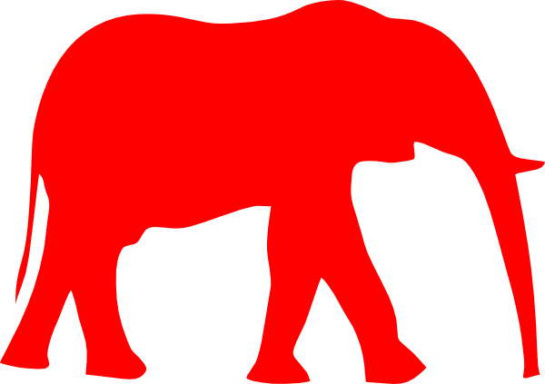 Elephant Clipart Black And White (850x600)
