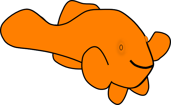 Orange Fish Clip Art - Finding Nemo (600x369)