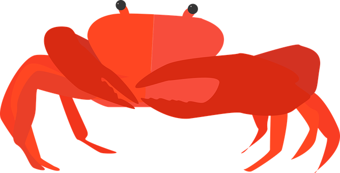 Crab Cancer Animal Shellfish Pliers Sea Se - Cancer Animal Png (668x340)
