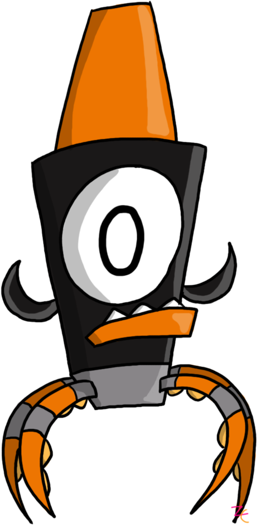 One-eyed Tentro By Zootycutie - One-eyed Tentro By Zootycutie (699x1144)