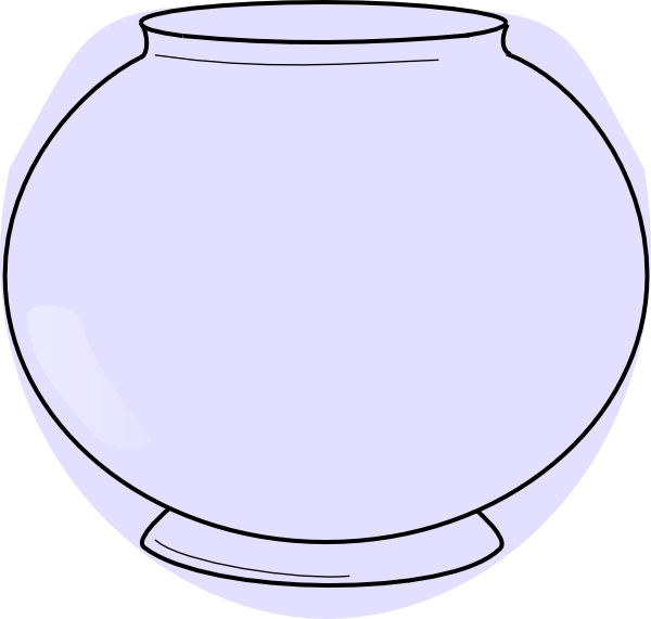 Аквариум шаблон для вырезания Fish Tank Clip Art - Circle - (600x571) Png Clipart Download