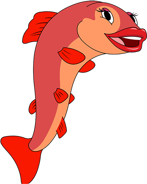 Sally The Salmon - Child (500x619)