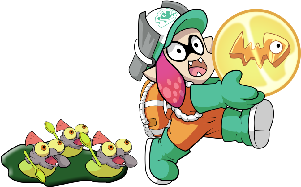Salmon Run By Thegeckoninja - Salmon Run Splatoon Smallfry (1024x688)