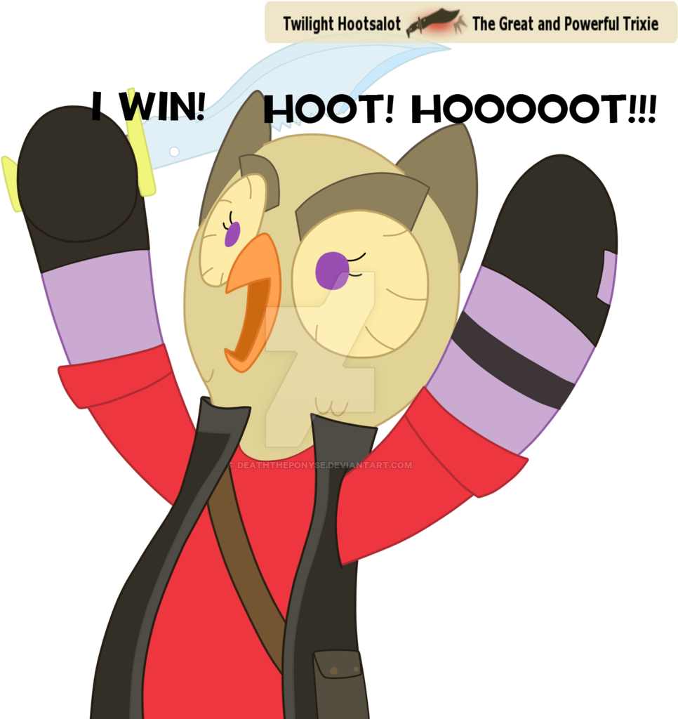 Deaththeponyse, Not Salmon, Obtrusive Watermark, Owl, - Tf2 Sniper Owl Head (1024x1024)