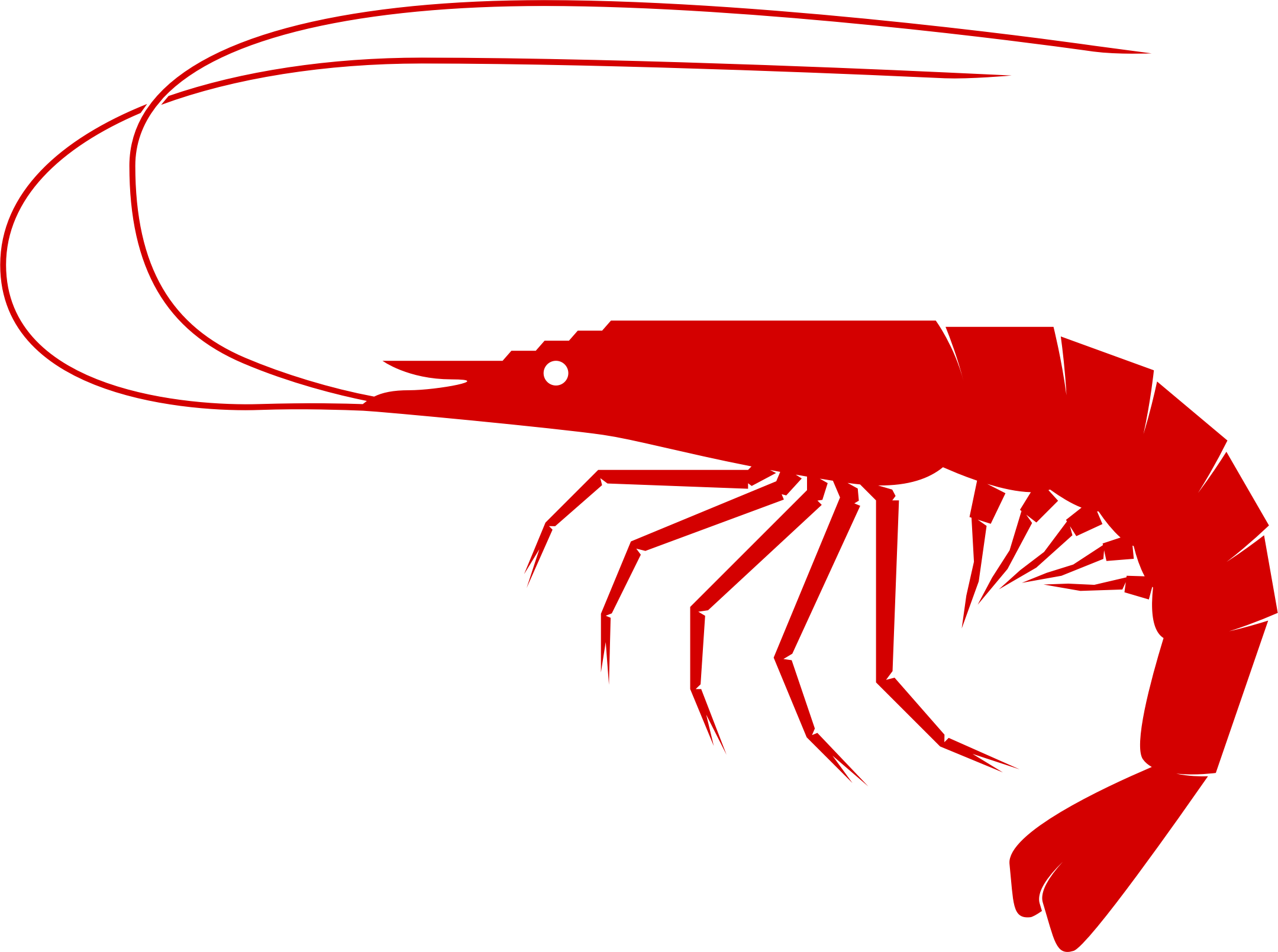 Shrimp - Camarones Dibujos Png (2160x1610)