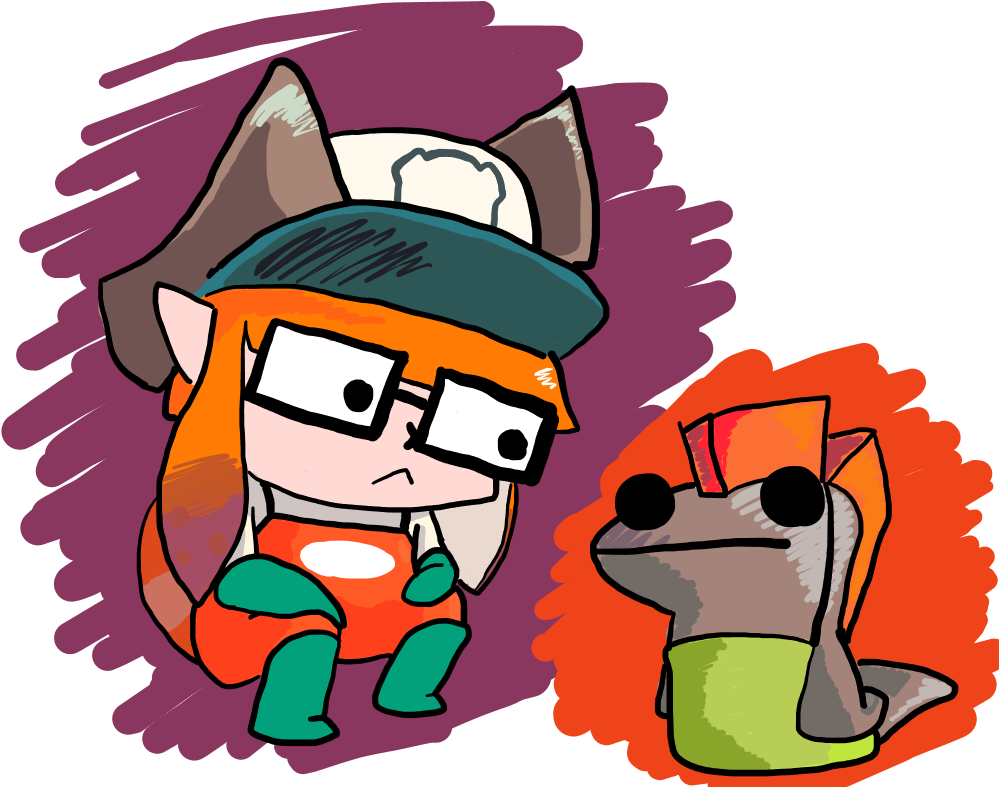 I Just Love The Salmon Run Outfit - Cartoon (1000x1000)
