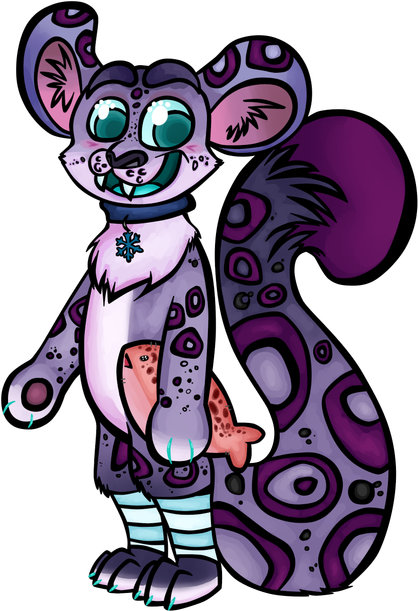 I Drawn An Anthro George The Snow Leopard That Salmon - Cartoon (960x1280)