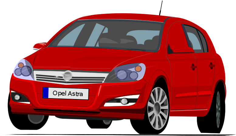Opel Astra Clipart - Car Opel Vector (800x481)