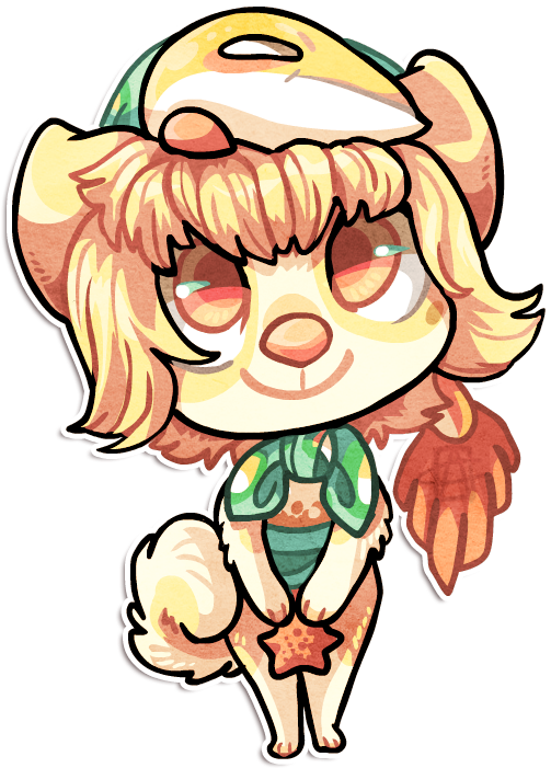 Shrimp Girl By Griffsnuff - Cartoon (528x726)