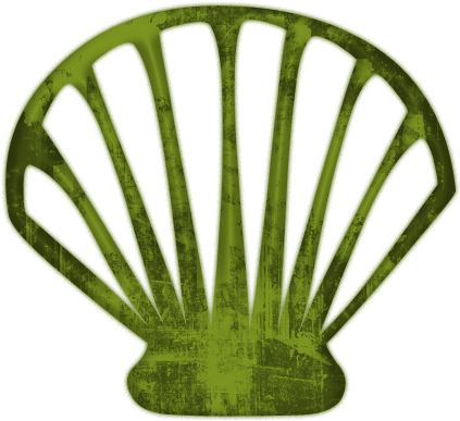 Oyster Clip Art - Oyster Shell Black And White (512x512)