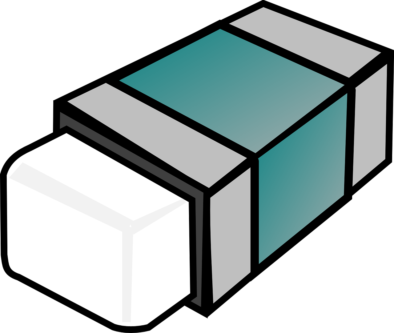 Eraser Clip Art - Clip Art Eraser (1280x1082)