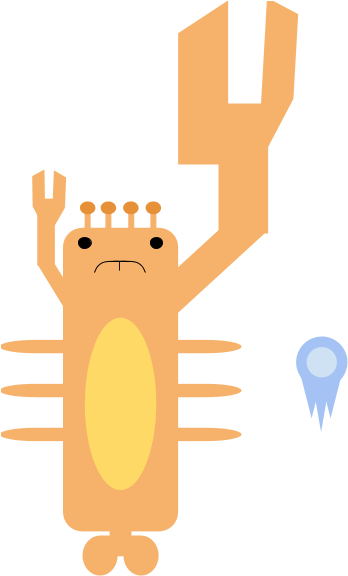 Io Concept Art Snapping Shrimp - Shrimp In Deeeep Io (348x585)