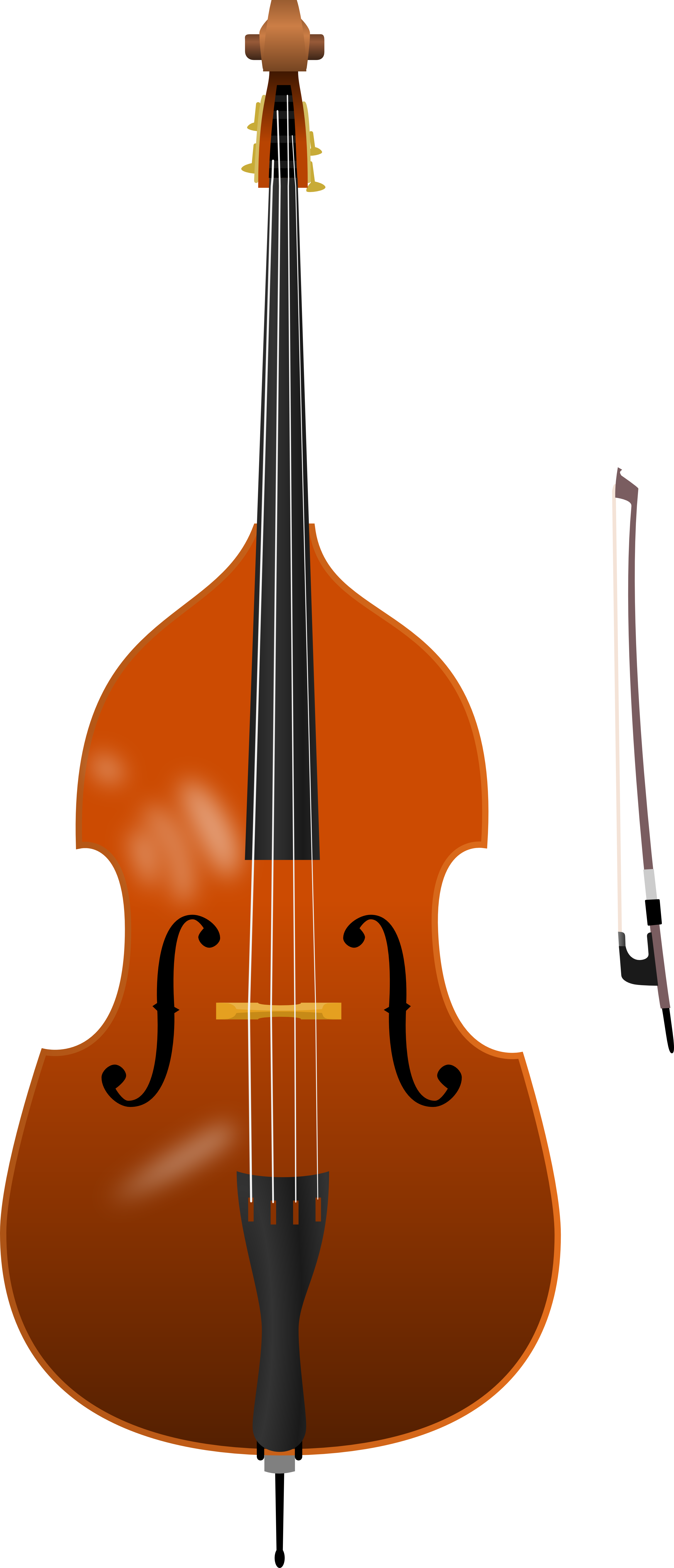 Double Bass Clipart - Double Bass Clipart (2971x6917)