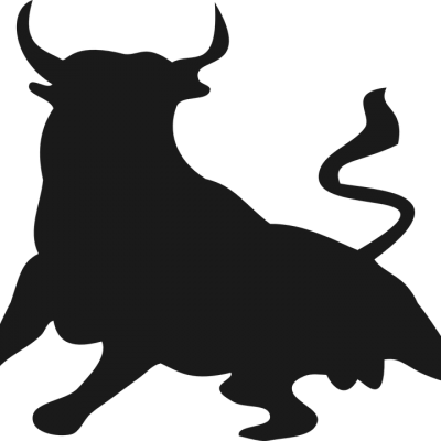 Mark's Annual Bull & Oyster Roast - Bull Silhouette (400x400)
