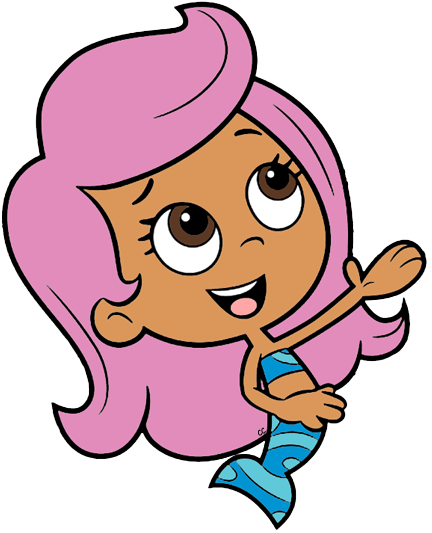 The Following Images Were Colored And Clipped By Cartoon - Bubble Guppies Molly Clip Art (432x533)