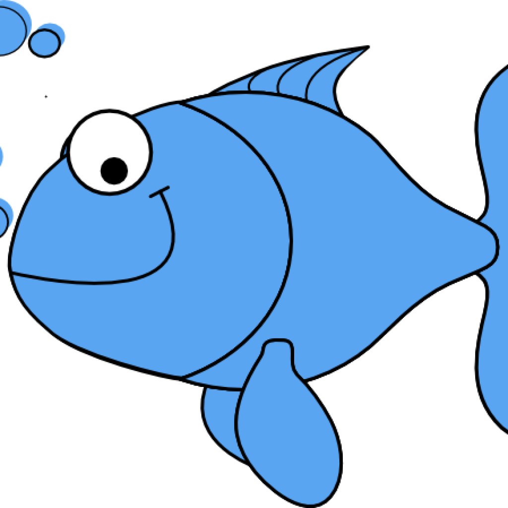 Cartoon Fish Clipart Light Blue Fish Clip Art At Clker - Fish Clip Art (1024x1024)