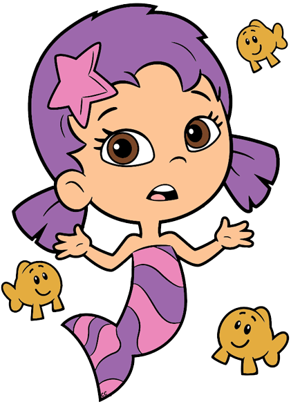 Oona, Little Fish - Bubble Guppies - (421x585) Png Clipart Download