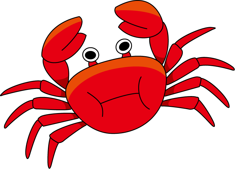 Les Animaux À - Crabe Dessin Png (760x547)