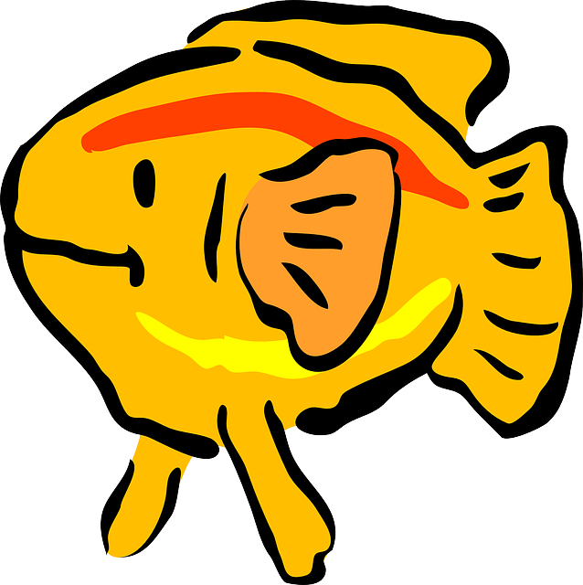 Water, Yellow, Cartoon, Fish, Free, Swim - Ugly Fish Clip Art (1275x1280)