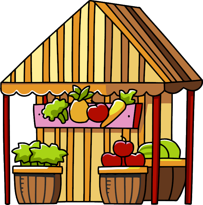 Image - Market Clipart Png (692x697)