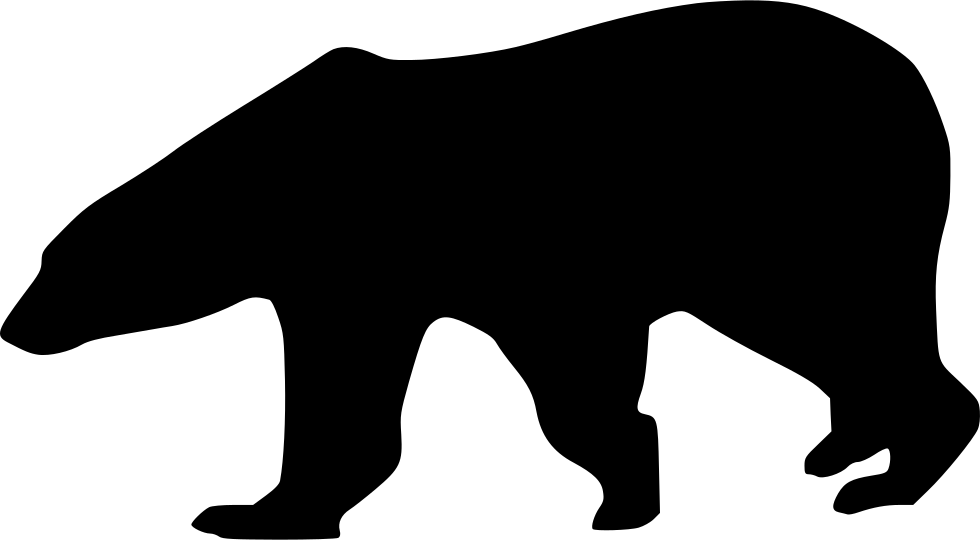 Polar Bear Comments - Silhouette Of A Polar Bear (980x540)
