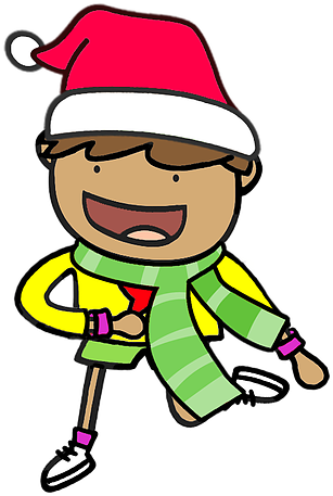 Can You Beat Santa To The North Pole A Suit-splitting - Cartoon (331x545)