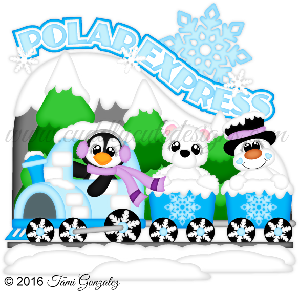 Polar Express - Clip Art (600x600)