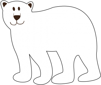 Holiday Polar Bear Clip Art Free Clipart Images - Polar Bear Clip Art (400x400)