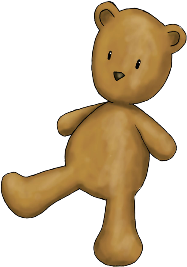 Free Teddy Bear Clip Art - Standing Teddy Bear Clip Art (681x888)