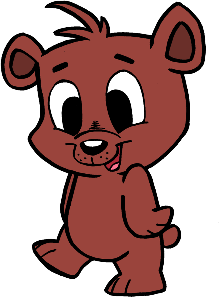 Bear Cub By Cartcoon - Cute Bear Cub Cartoon (767x1042)